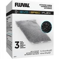 Fluval Spec Flex Evo Replacement Carbon 3x45g