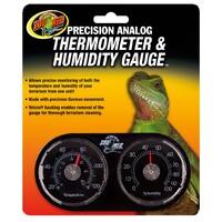 Zoo Med Precision Analog Thermometer & Humidity Gauge