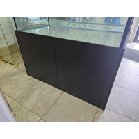 Modern Skirt Melamine Aquarium Cabinet Black 120x60x70cm