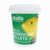 Vitalis Cichlid Herbivore Pellets 1.5mm 260g