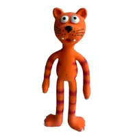 Paw Play Latex Orange Cat 31cm