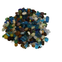 Anchor Blue Multi Mix Glass Beads 500g