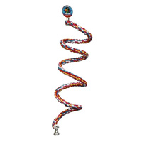 Cheeky Bird Spiral Rope Perch 240cm B0888