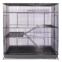 Pet One Rat Cage 61x35.5x60cm Grey 505