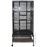 Avi One Bird Cage 604T Square Tall Black 604T