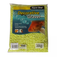 Aqua One Gravel Metallic Lime 2kg 12264