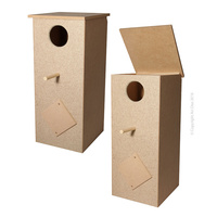 Avi One Wooden Tall Parrot Nest Box 60cm Tall 22549