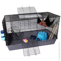 Pet One Rat Cage Starter Kit 101x51x58cm 2213RC Assorted Colour Grey / Beige