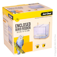 Avi One Enclosed Bird Feeder with Perch 42202