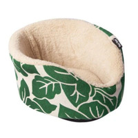 Pet One Small Animal Bed Oval Tropical Leaf 49100 30x25x15cm