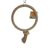 Birdie Jute Parrot Ring Single 16cm