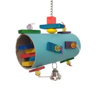 Birdie Foraging Barrel of Surprises Toy 15x7cm