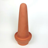 Petworx M Terracotta Discus Cone 27cm