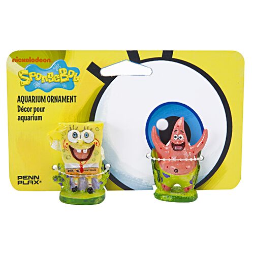 Spongebob Squarepants And Patrick Mini On Card