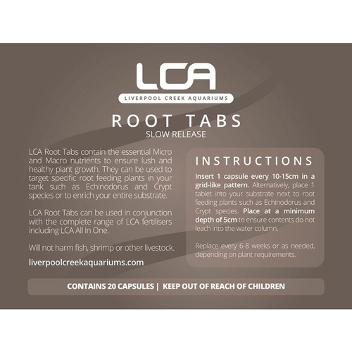 LCA Root Tablets 20pk Slow Release