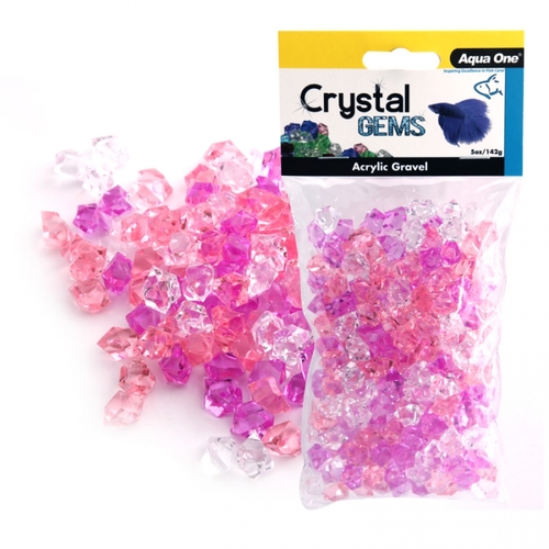 Aqua One Crystal Gems Acrylic Gravel Purple Passion 145g 12303