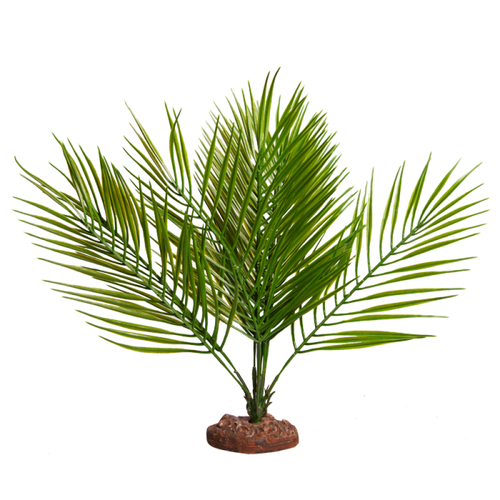 Reptile One Plant Lg Palor Palm Green With Ceramic Base 39cm 46856